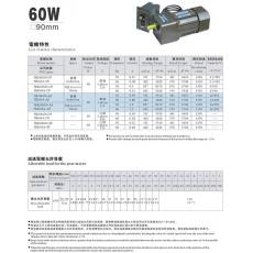 90mm(60W)高精度齿轮减速机电机