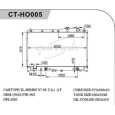 CT/HO-005本田散热器
