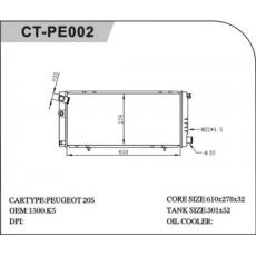 CT/PE-002标致散热器