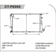 CT/PE-005标致散热器