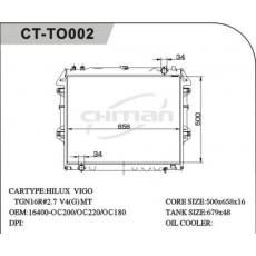 CT/TO-002丰田散热器