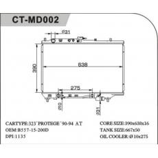 CT/MD-002马自达散热器