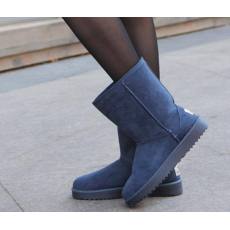 2014雪地靴厂家铁妹新款女鞋绒面中筒纯色保暖雪地棉靴