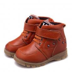 2014冬季新款全牛皮男童棉鞋加厚绒男童休闲鞋子潮一件代发