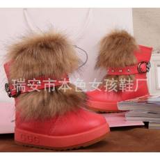 厂家儿童棉鞋批发防滑保暖雪地靴