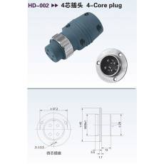 HD-002 4芯插头