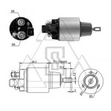 起动机电磁开关F-000-SH0-182 ZF 5-972