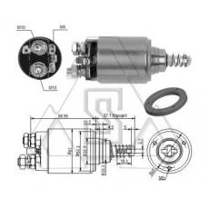 起动机电磁开关0-331-401-011 ZF 4-744