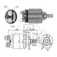 起动机电磁开关0-331-402-107 ZF 743