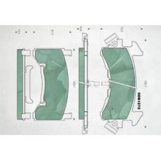 GDB1272刹车片 汽车盘式刹车片