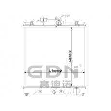 GDN.6.HO.003M-23 本田铝质散热器