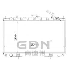 GDN.6.NI.016M-23 尼桑 铝质散热器