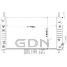 GDN.6.FD.026A-32 福特 铝质散热器