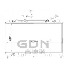 GDN.6.MA.004M-23 马自达 铝质散热器