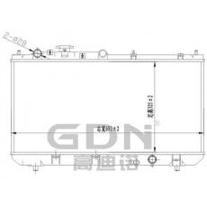 GDN.6.MA.002M-23 马自达 铝质散热器
