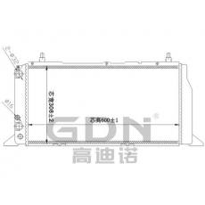 GDN.6.AD.001M-40 奥迪 铝质散热器