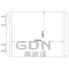 GDN.7.LA.010H-40 拉达 暖风机水箱