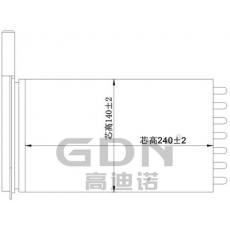 GDN.7.FD.002H-40福特 暖风机水箱