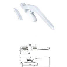 直单点执手(小) 门窗五金 门窗配件