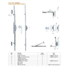 OTA-SJ001 角部铰链C 门窗配件