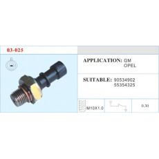 03-025 机油压力开关 汽车部件