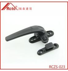 RCZS-023瑞诚欧式大把执手 黑色铝合金单点内外开执手 门窗配件