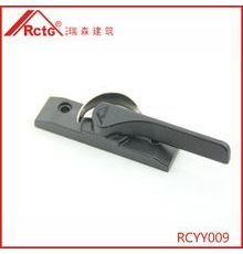 RCYY009铝合金龙山月牙锁 双向长柄推拉窗锁 门窗配件