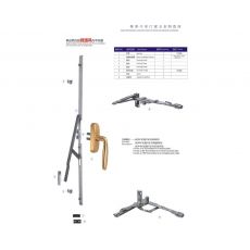 单点两边锁微通风内平开窗 门窗配件