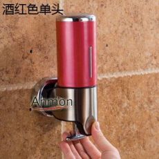 单头不锈钢面板皂液器 500ML