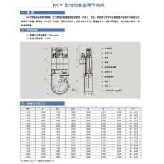  NCV 型 电动高温调节闸阀