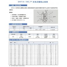 DH71X-10C/P 对夹式蝶型 止回阀