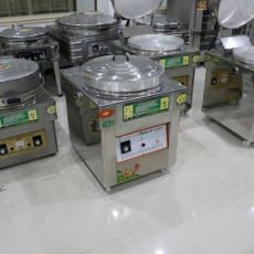 京民兴YLBD-80型煎包炉 商用燃气水煎包机生煎包锅煎饼锅全自动