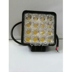 48W LED黄光工作检修灯 探照工程机械灯 挖机车灯