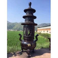 佛教法器 铁宝鼎 铜宝鼎 仿古宝鼎