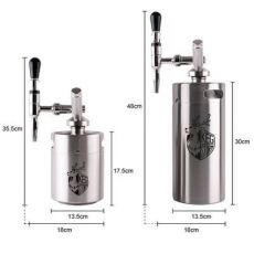 发氮气咖啡金属桶壶3.6L 2L氮气咖啡机饮料机氮气茶机