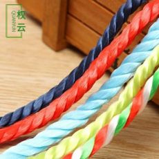 织带 彩色全丙纶柔软细腻三股绳 礼品提绳 服装用绳手拎绳