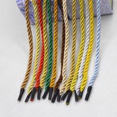 三股编织扭绳 服装辅料 包装彩色涤纶手提绳
