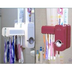 自动挤牙膏器 牙刷架套装 懒人牙膏器 牙刷座