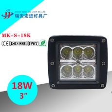 CREE LED工程车辅助灯 18w 电动车汽车led工作灯 叉车灯