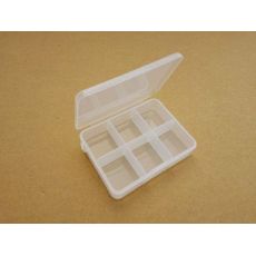 半透明6格药盒六格药盒塑料小收纳盒原件盒多种颜色