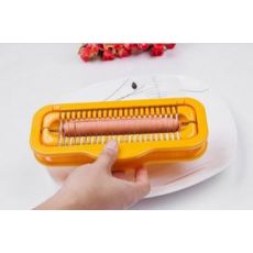 热狗切片器 香肠切割器切火腿肠辅助器创意厨房小工具