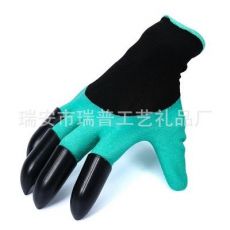 园林种花手套可挖土手套劳保浸胶手套防护绝缘手套