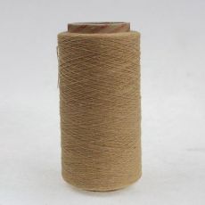 8~16支米黄再生棉纱线，各色涤棉纱线