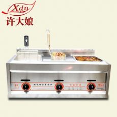 关东煮机器商用9格 三缸煮面炉麻辣烫设备电炸炉油炸锅多功能