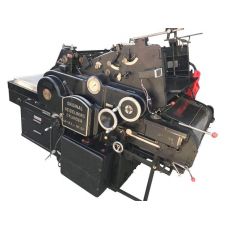 585型全自动海德堡圆压平模切机、冲不干胶机