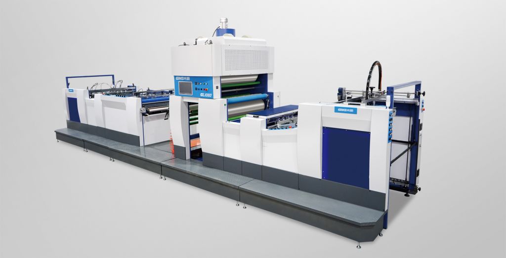 GL系列-1450 水胶&预涂两用自动覆膜机