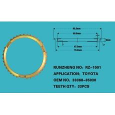 汽车同步器齿环 OEM：33368-35030 丰田