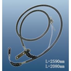 马斯 油门操纵索总成 CZDP 2180 МАЗ:543240-1108580 L=2590mm L=2080mm