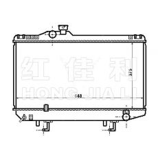 16400-42120 汽车散热器 丰田(进口)